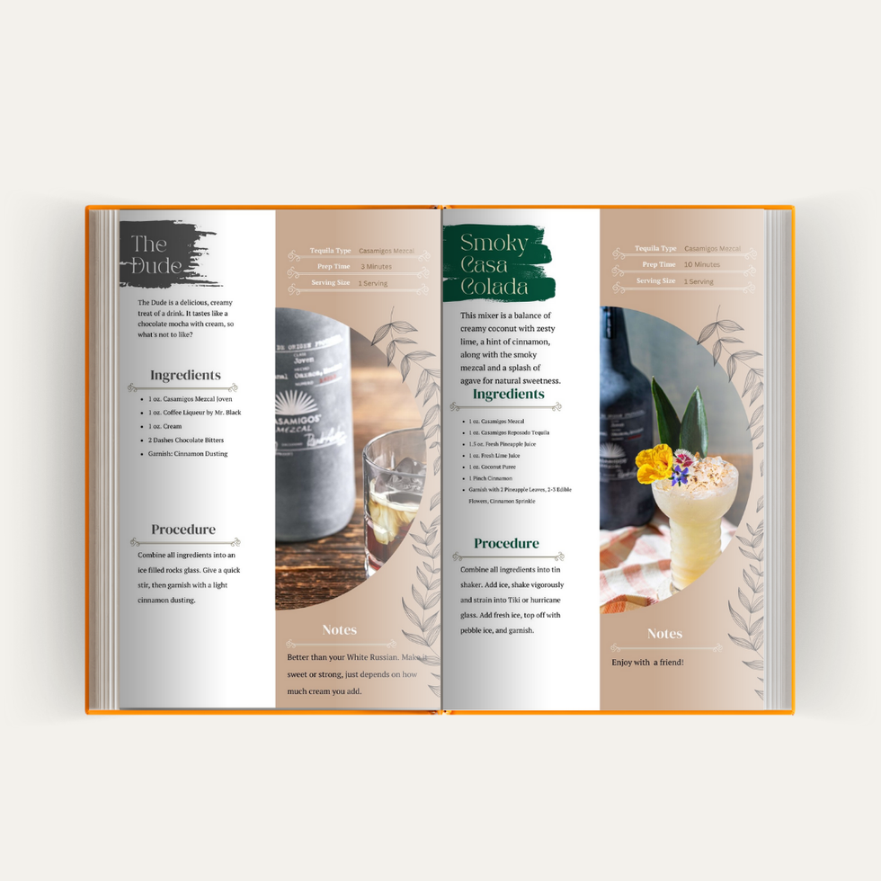 Casamigos Cocktail Recipe Book
