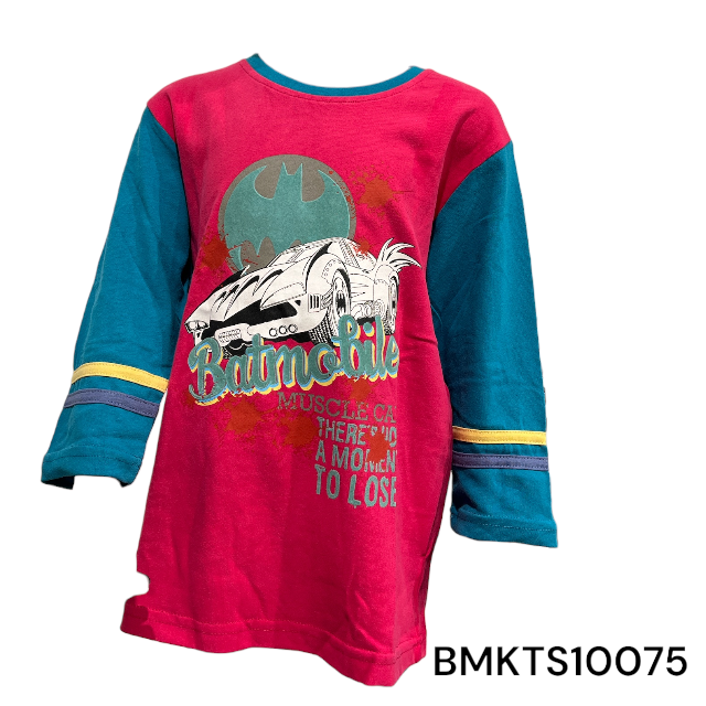 Batman Muscle Car Long Sleeve T-shirt