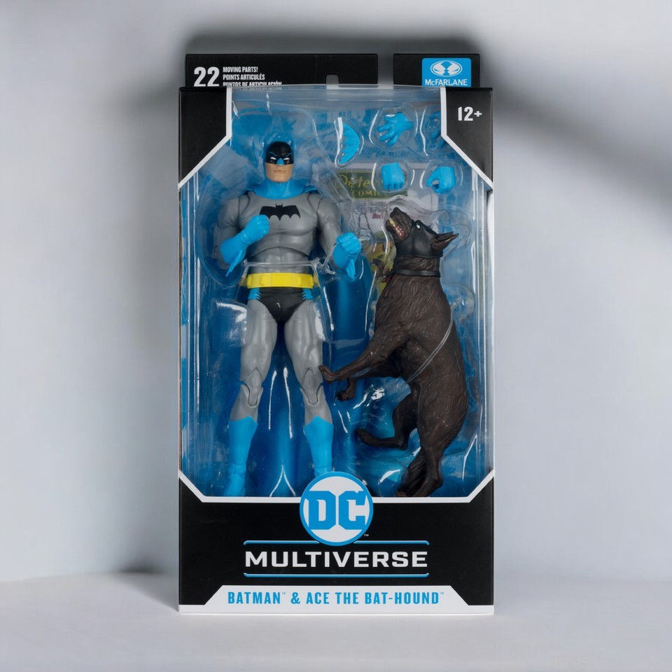 Thumbnail: McFarlane DC Multiverse Batman & Ace the Bat-Hound (Silver Age) 7" Figure
