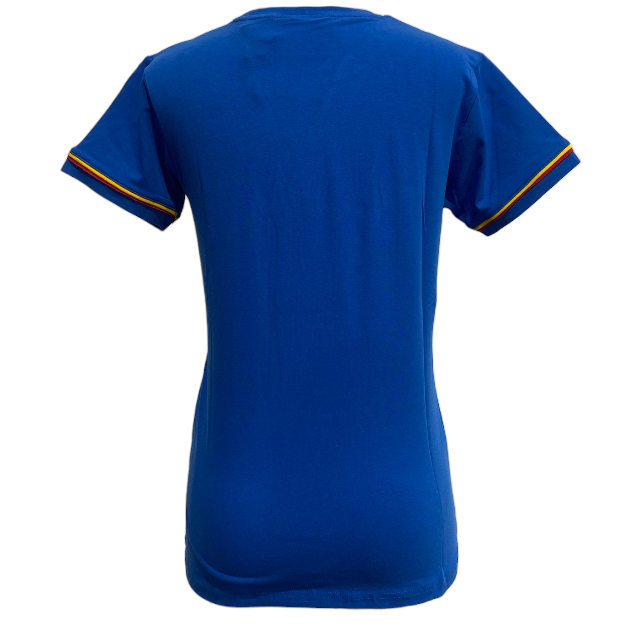 Thumbnail: Superman  Felt Traditional Logo  Ladies T-shirt