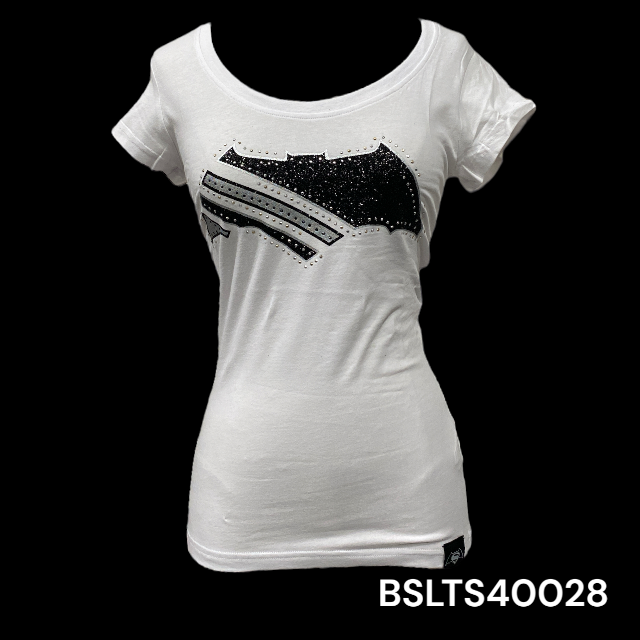 Batman White BVS Ladies T-shirt