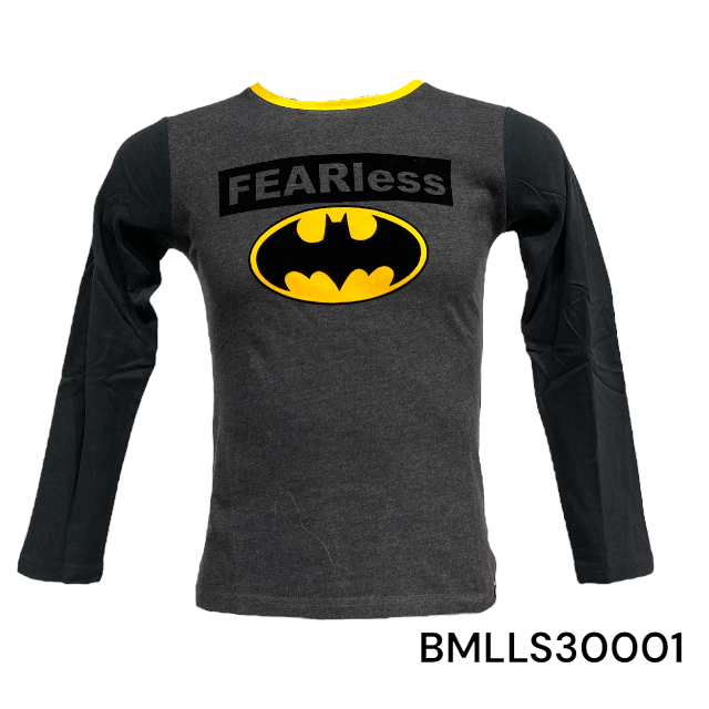 Batman Fearless Long Sleeve Ladies T-shirt