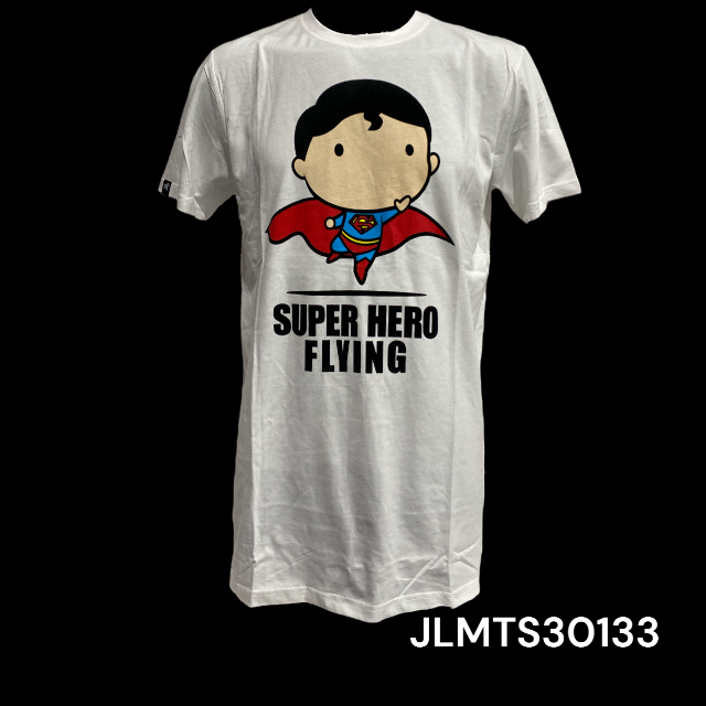 Superman Super Hero Flying Mens Tshirt