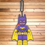 Thumbnail: Lego Batgirl Luggage Tag
