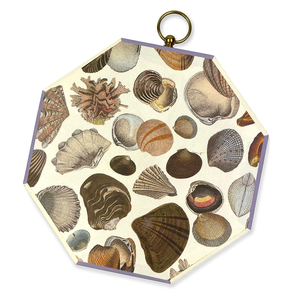 Thumbnail: Hand-Painted Convex Mirror Nº7, Small Octagon by Parvum Opus