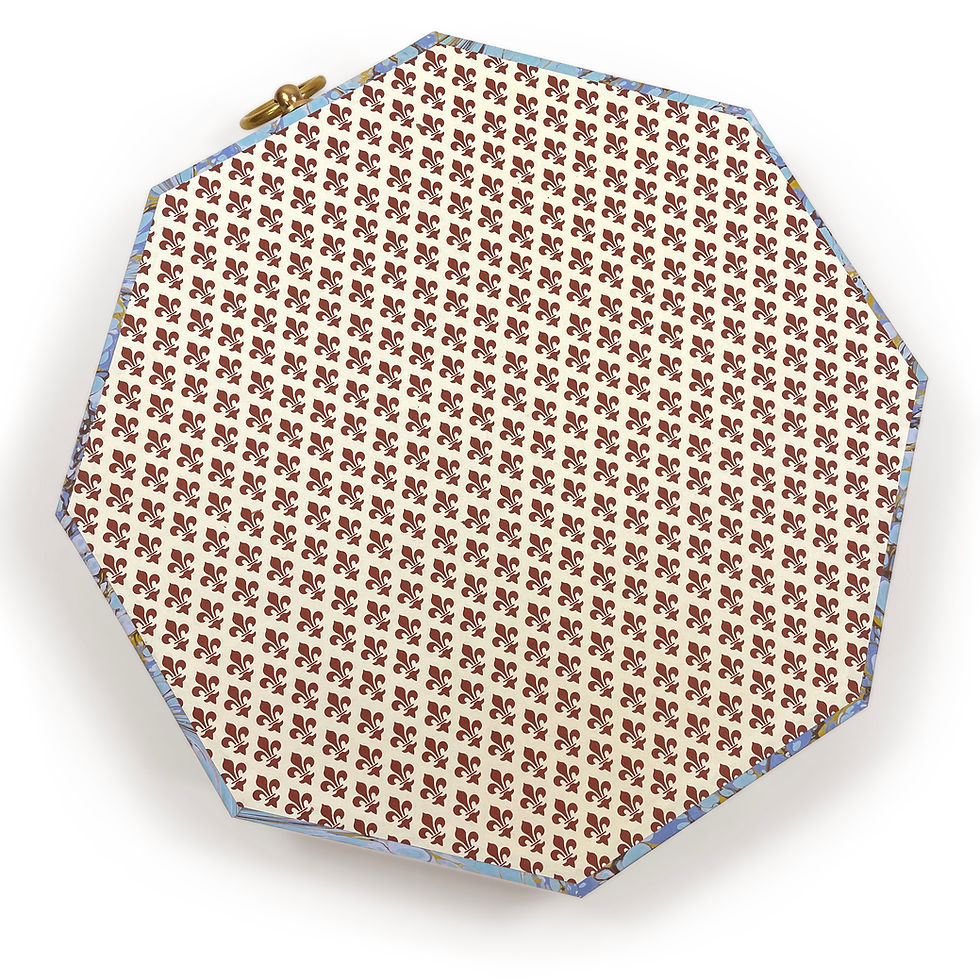 Thumbnail: Convex Mirror Nº9, Large Octagon, handmade by Parvum Opus