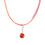 Thumbnail: Carnelian Gemstone Pendant with matching braided cord