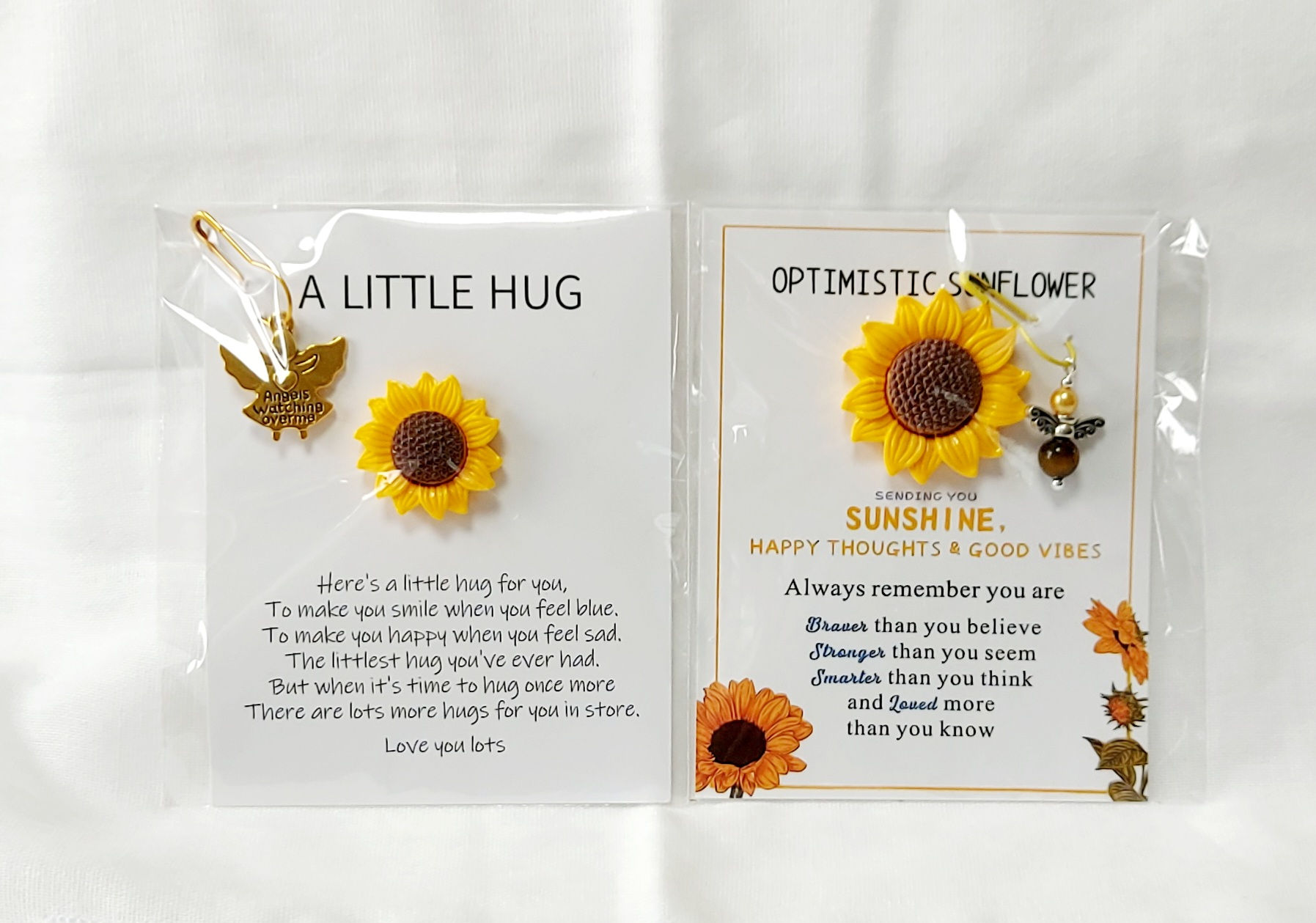 Sunflower Hug Angel & Optimistic Angel