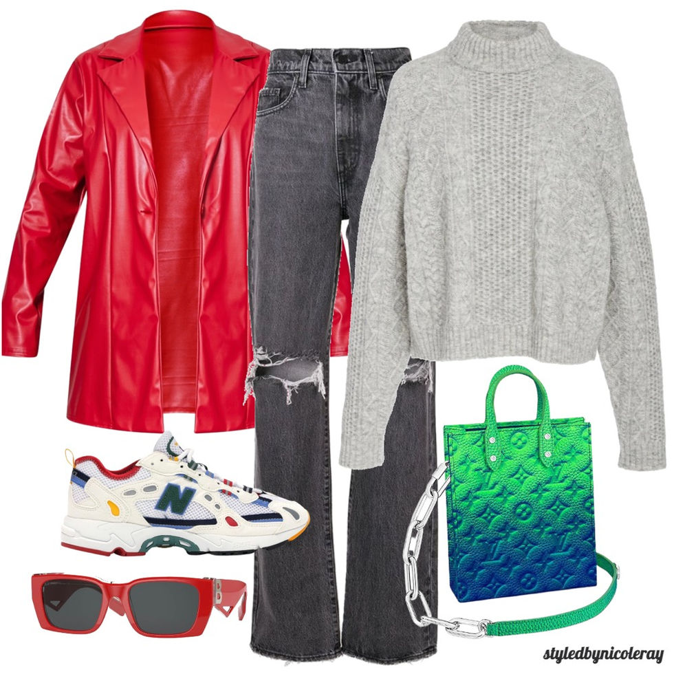 Trendy Colorful Toned Outfit