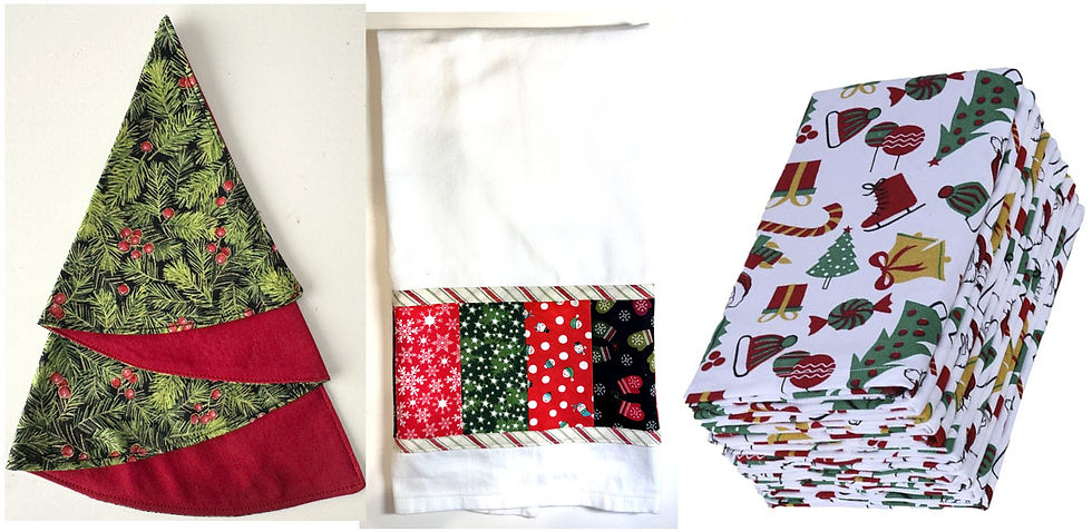 Holiday Napkins and Kitchen Towels