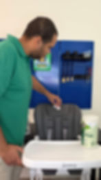 Professional car seat cleaning services for a Joovy high chair