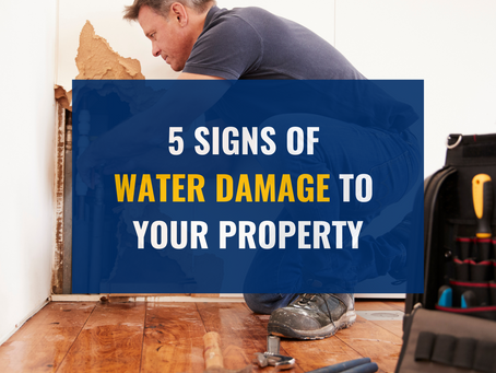 5 Signs of Water Damage to Your Home