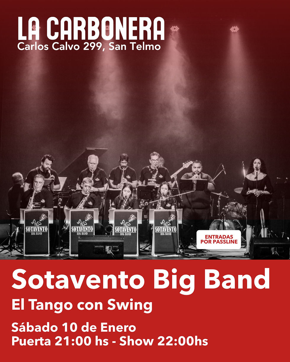 SOTAVENTO BIG BAND , Tango con Swing