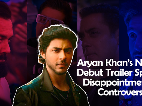 Aryan Khan at Netflix debut trailer launch of The Ba**ds Of Bollywood with Salman Khan, Ranveer Singh, and Bobby Deol making cameo appearances.