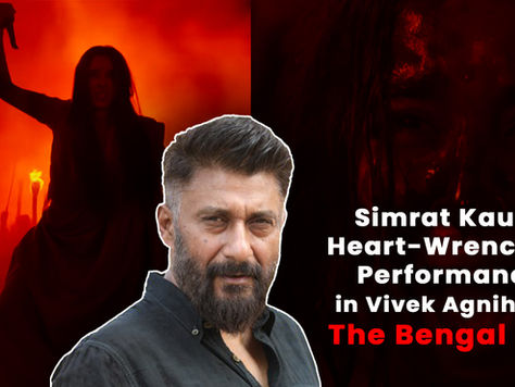 Simrat Kaur in Vivek Agnihotri’s The Bengal Files trailer, portraying the pain and suffering of Bengali Hindu women during Direct Action Day 1946.