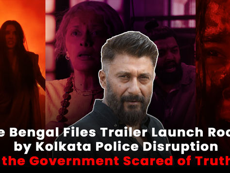 The Bengal Files trailer launch disrupted in Kolkata as police intervention sparks outrage; Vivek Agnihotri’s film exposes Bengal’s violent history and forgotten bravery of Gopal Patha.