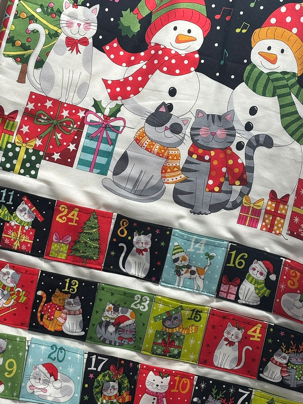 Catmas advent, handmade, christmas gift. more shabby than chic