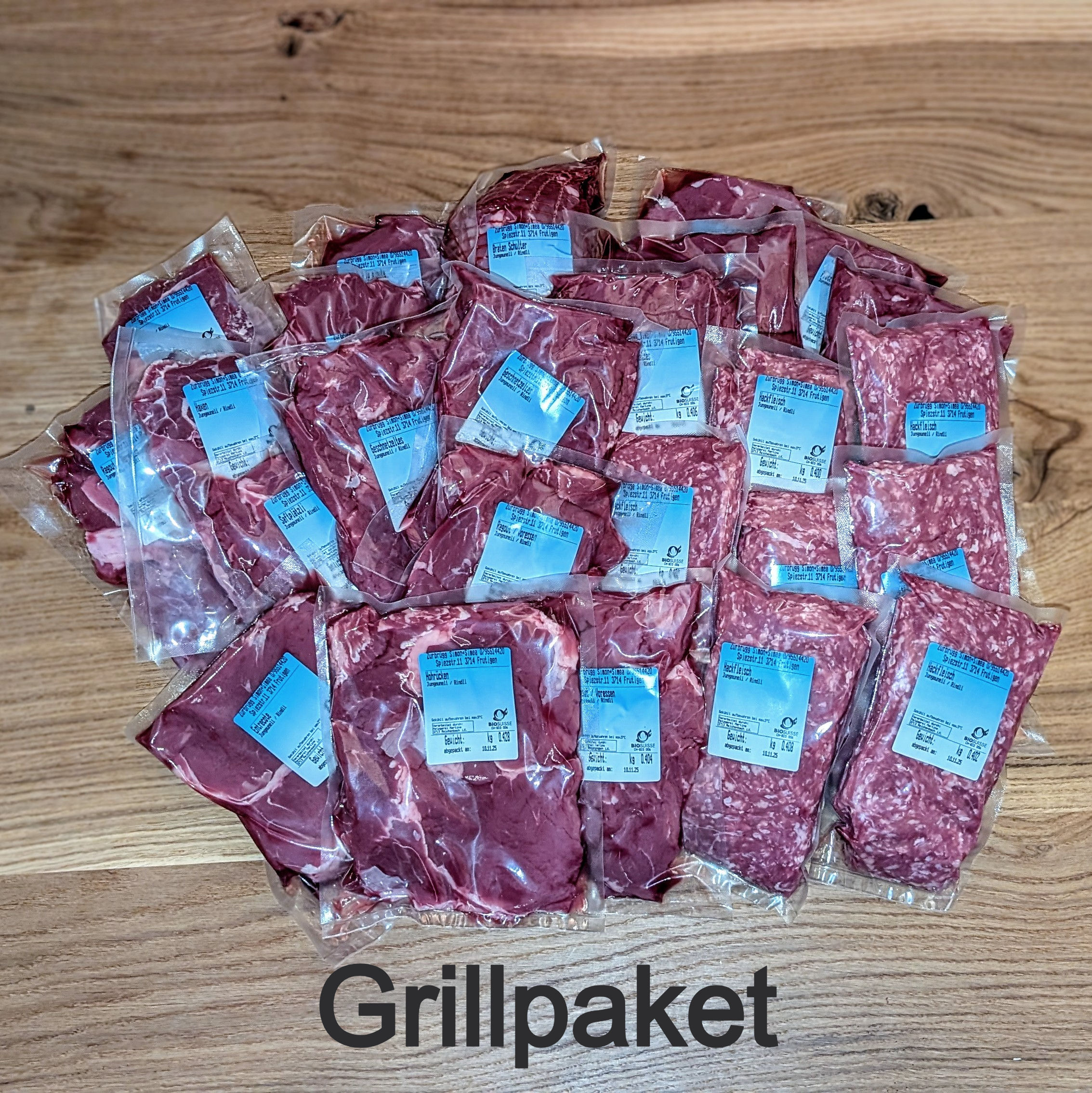 Bio Natura-Beef Mischpaket "Grill" 10kg / Ausgabe am 23.11.26