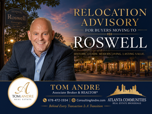 Relocation Advisory for Buyers Moving to Roswell, Georgia