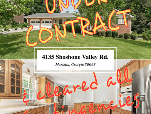 Traditional Style, Single Level Ranch is now under contract and ready to close