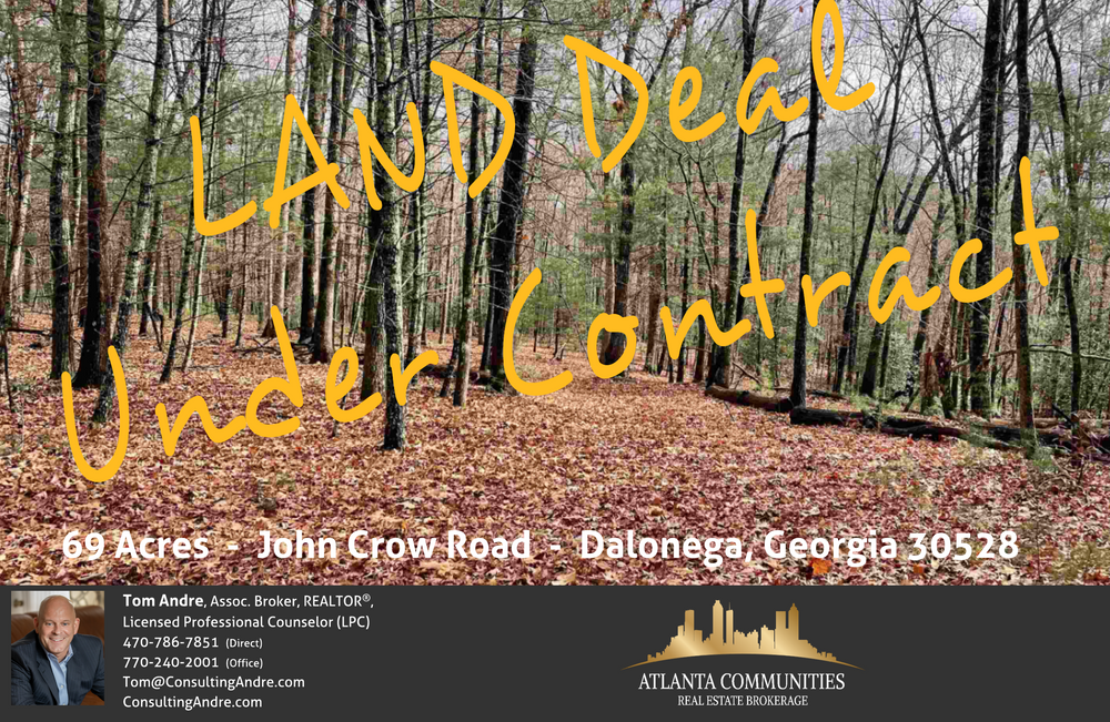 69Acre Land Dahlonega, GA Deal Under Contract on December 23, 2021