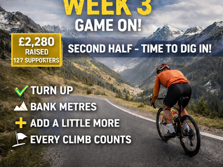 Charity Challenge - Week 3