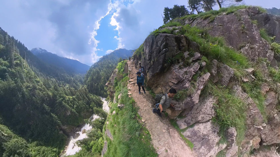 Breathtaking river view from the ridgeline loud waters