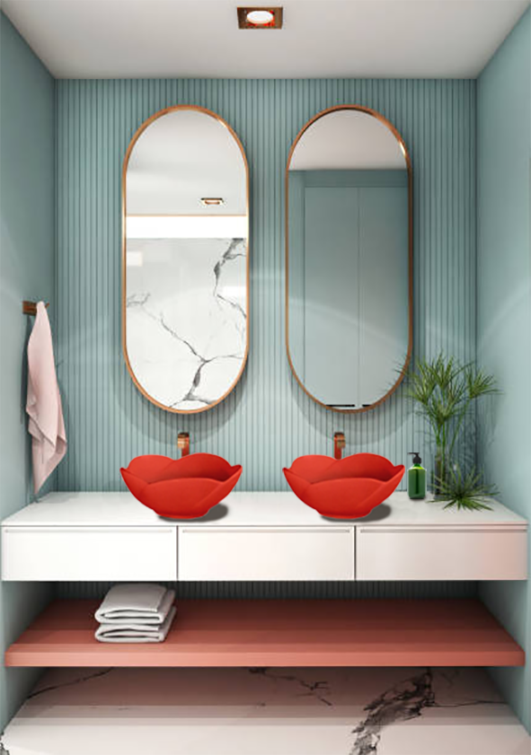 Thumbnail: Flower Basin | red