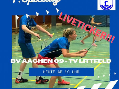 Badminton 4. Spieltag 25.09.2021 Liveticker