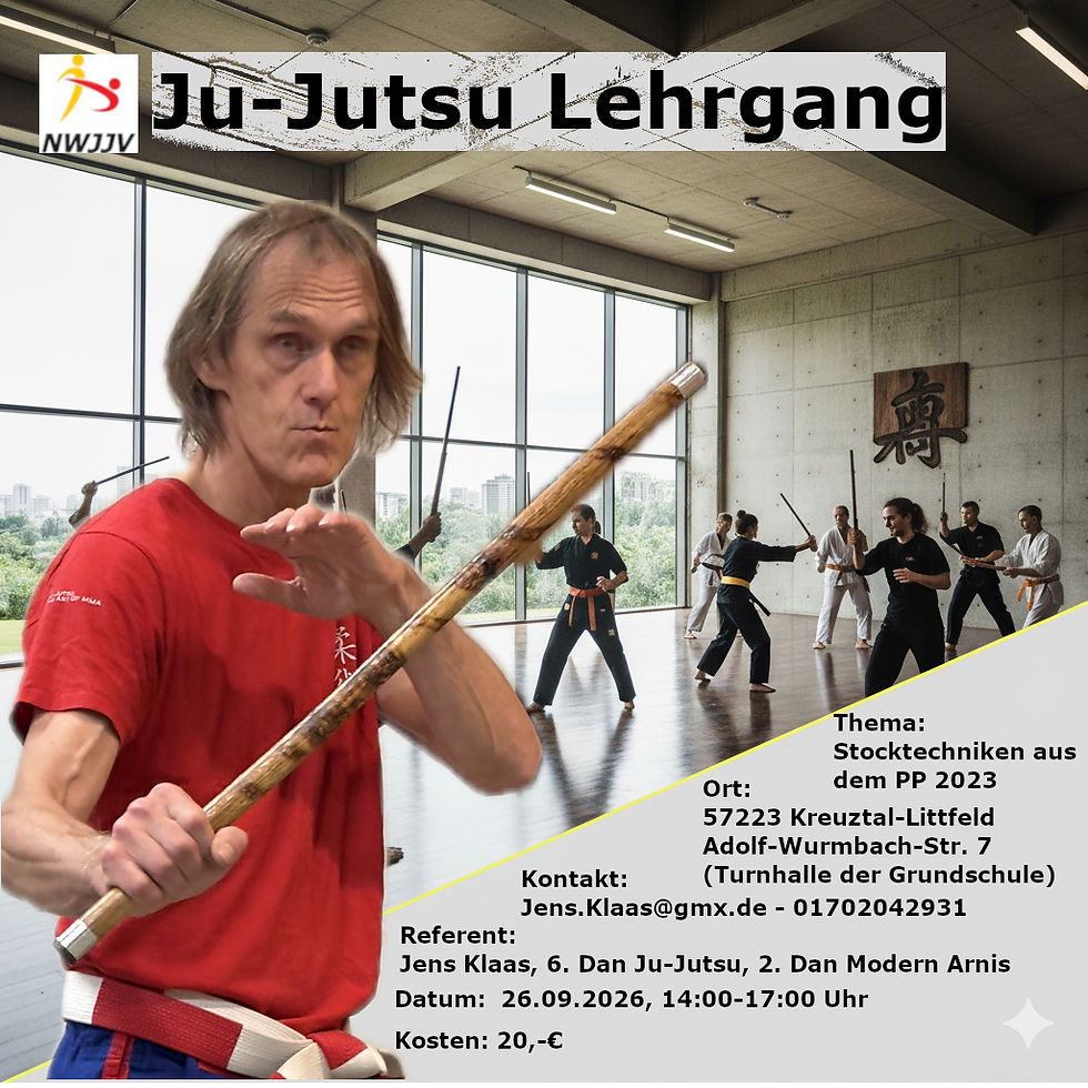 Ju-Jutsu Lehrgang 26.09.2026