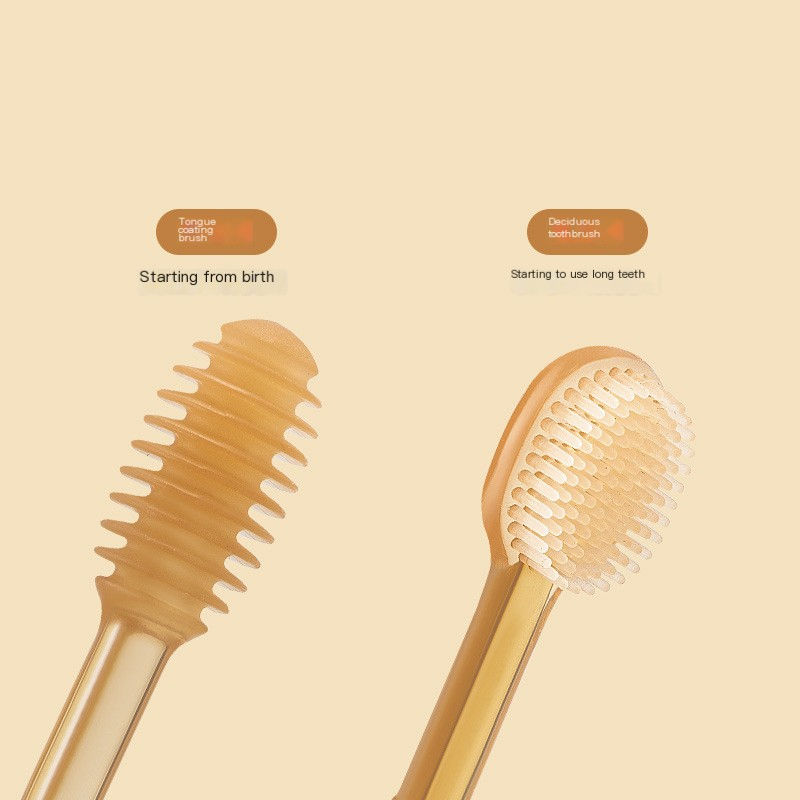 Thumbnail: Silicone Baby Toothbrush for Oral Cleaning and Care
