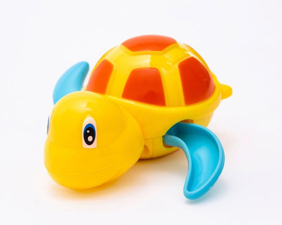 Thumbnail: Wind-Up Turtle Bath Toy for Kids - Fun Water Play