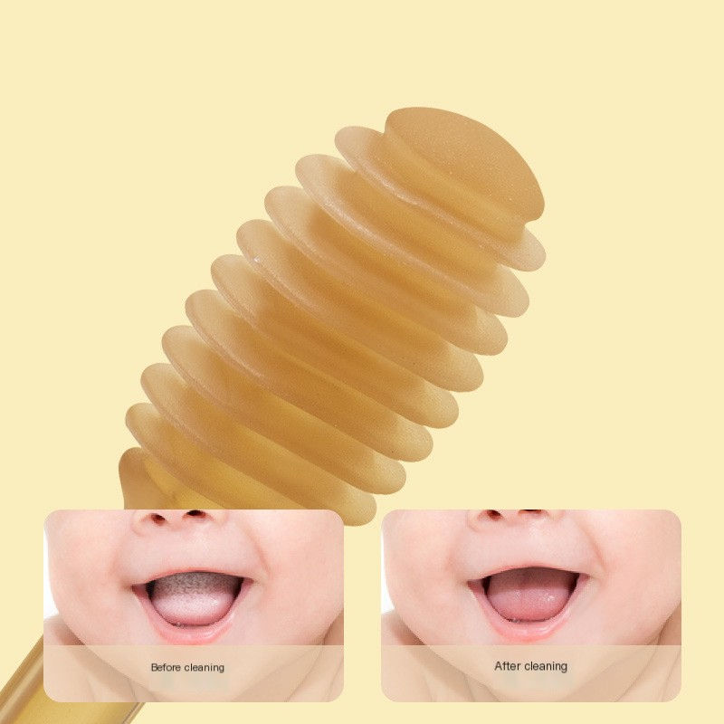 Thumbnail: Silicone Baby Toothbrush for Oral Cleaning and Care