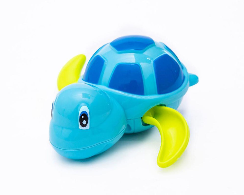 Thumbnail: Wind-Up Turtle Bath Toy for Kids - Fun Water Play