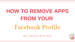 Remove Apps From Your Facebook Profile