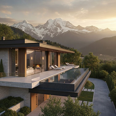 Modern villas with mountain views Georgia