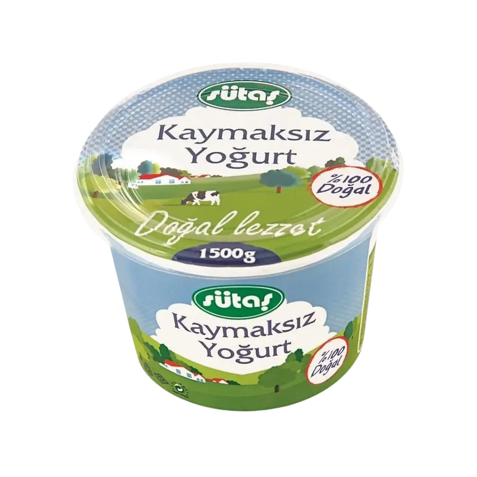 Küçük resim: Sütaş Kaymaksız Yoğurt 1500 Gram