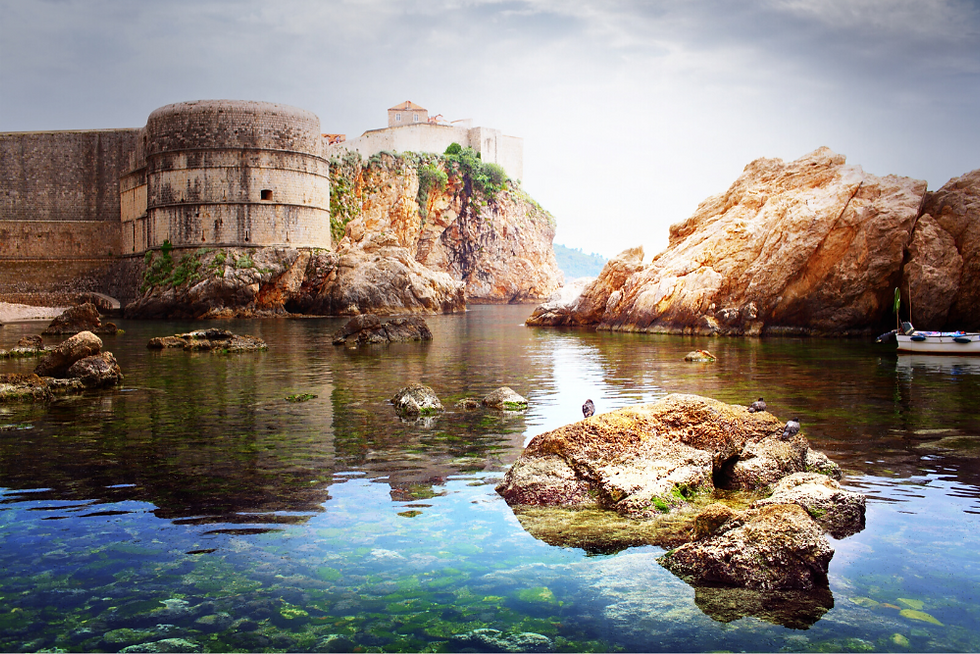 Croatia on the Adriatic sea