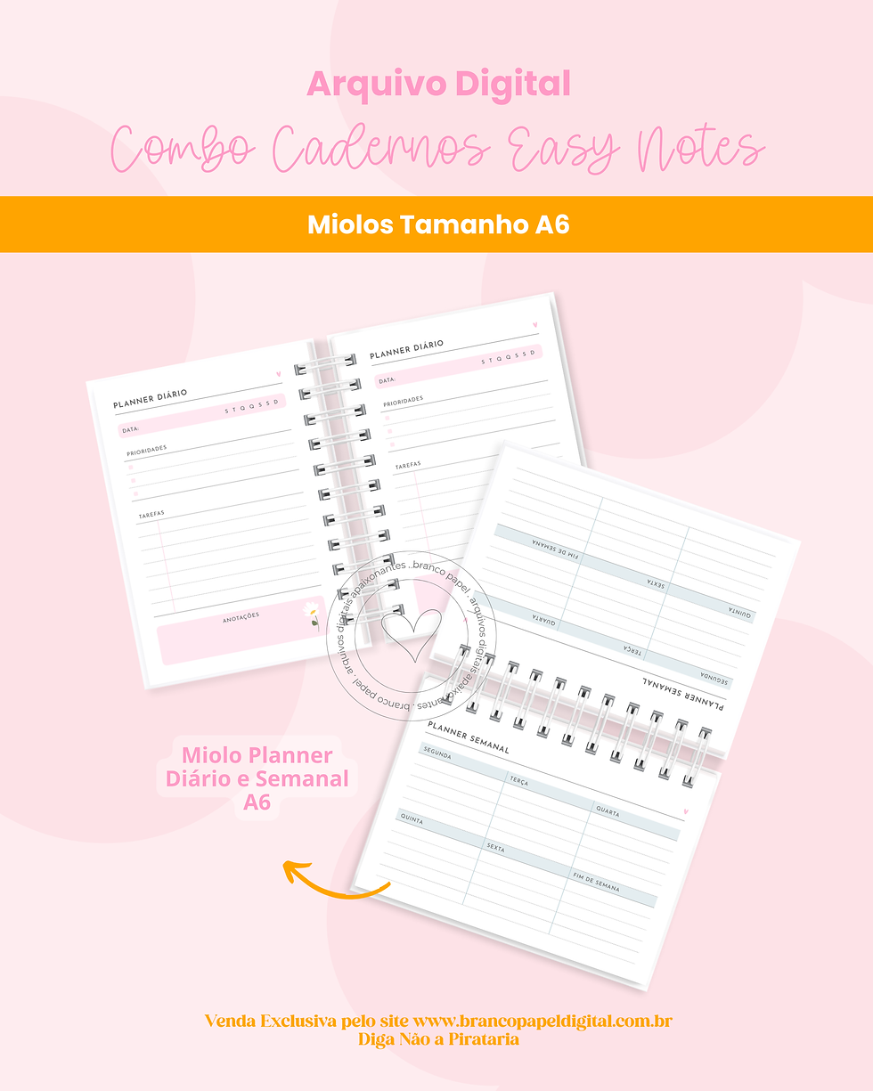Miniatura: Combo Cadernos Easy Notes