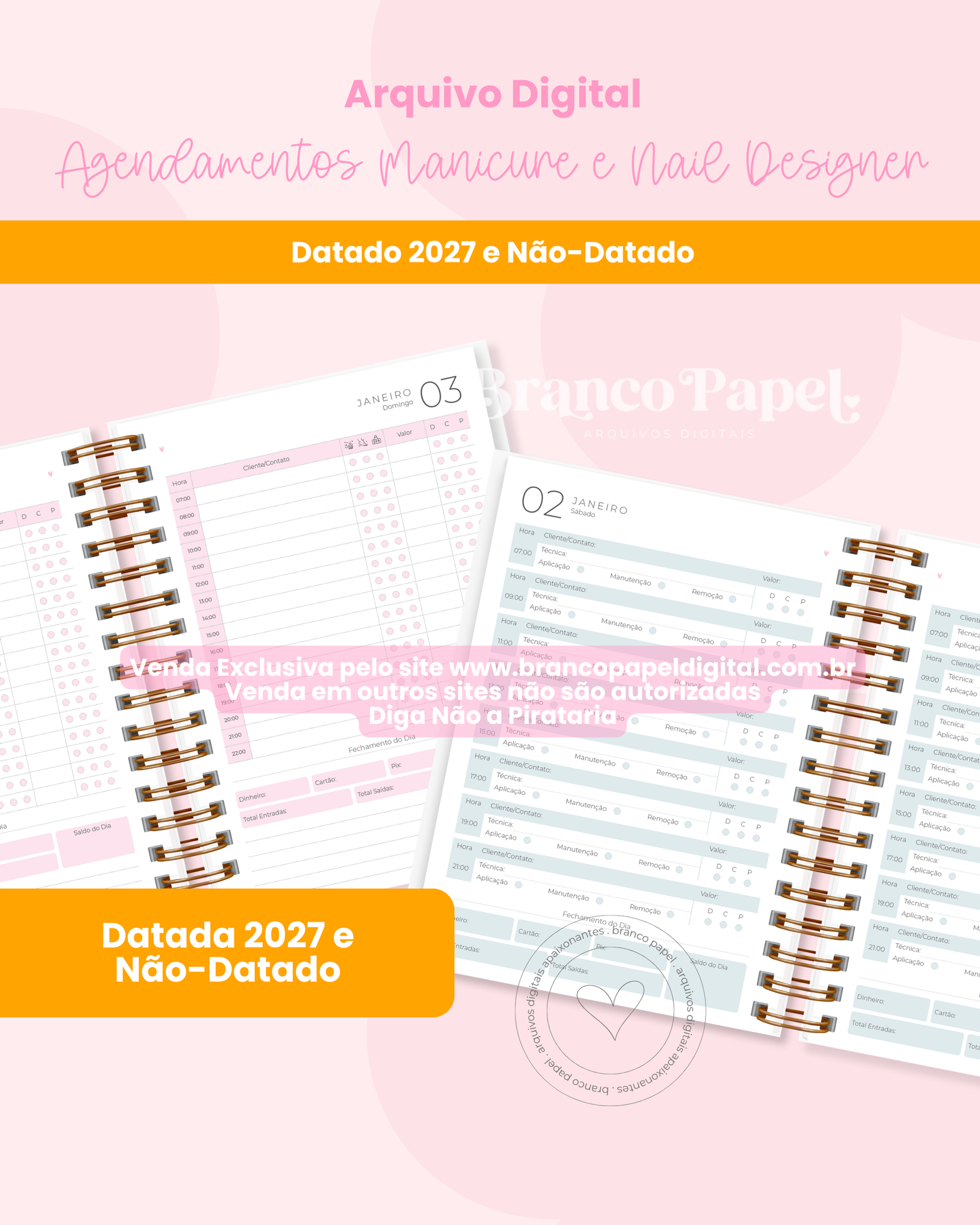 Agendamentos Manicure e Nail Designer