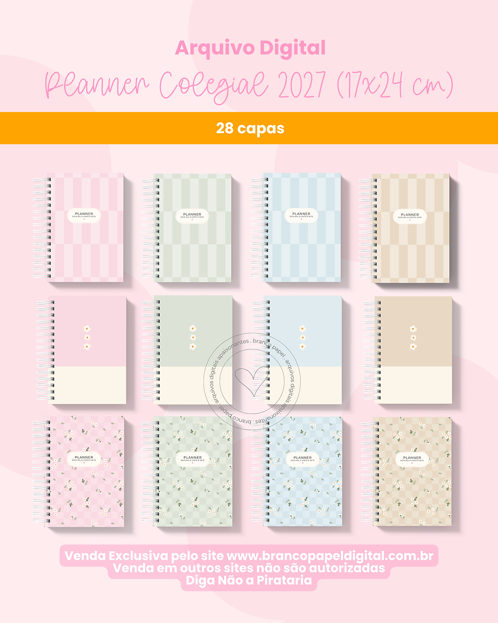 Miniatura: Planners Colegial 2027 (17x24 cm)