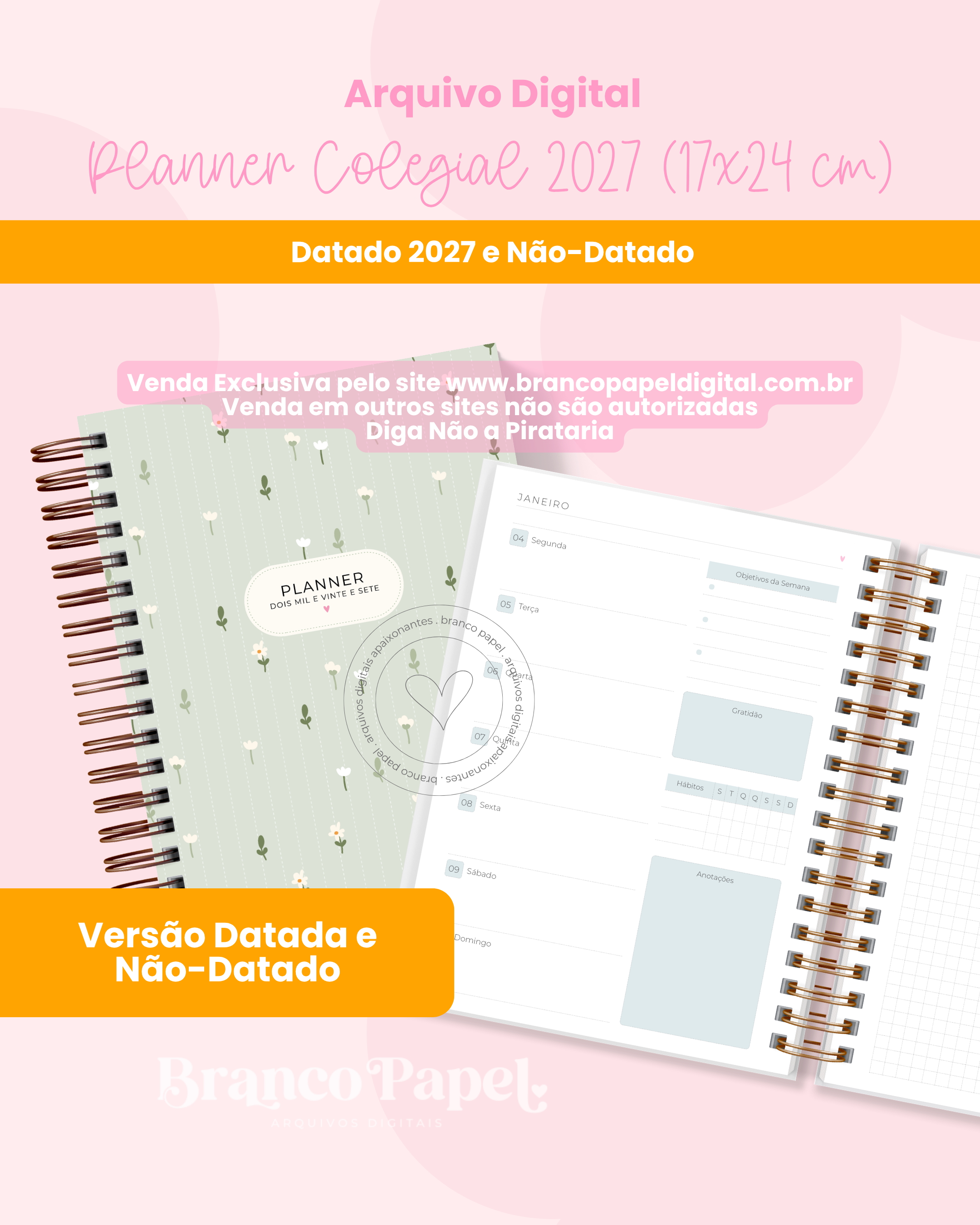 Planners Colegial 2027 (17x24 cm)