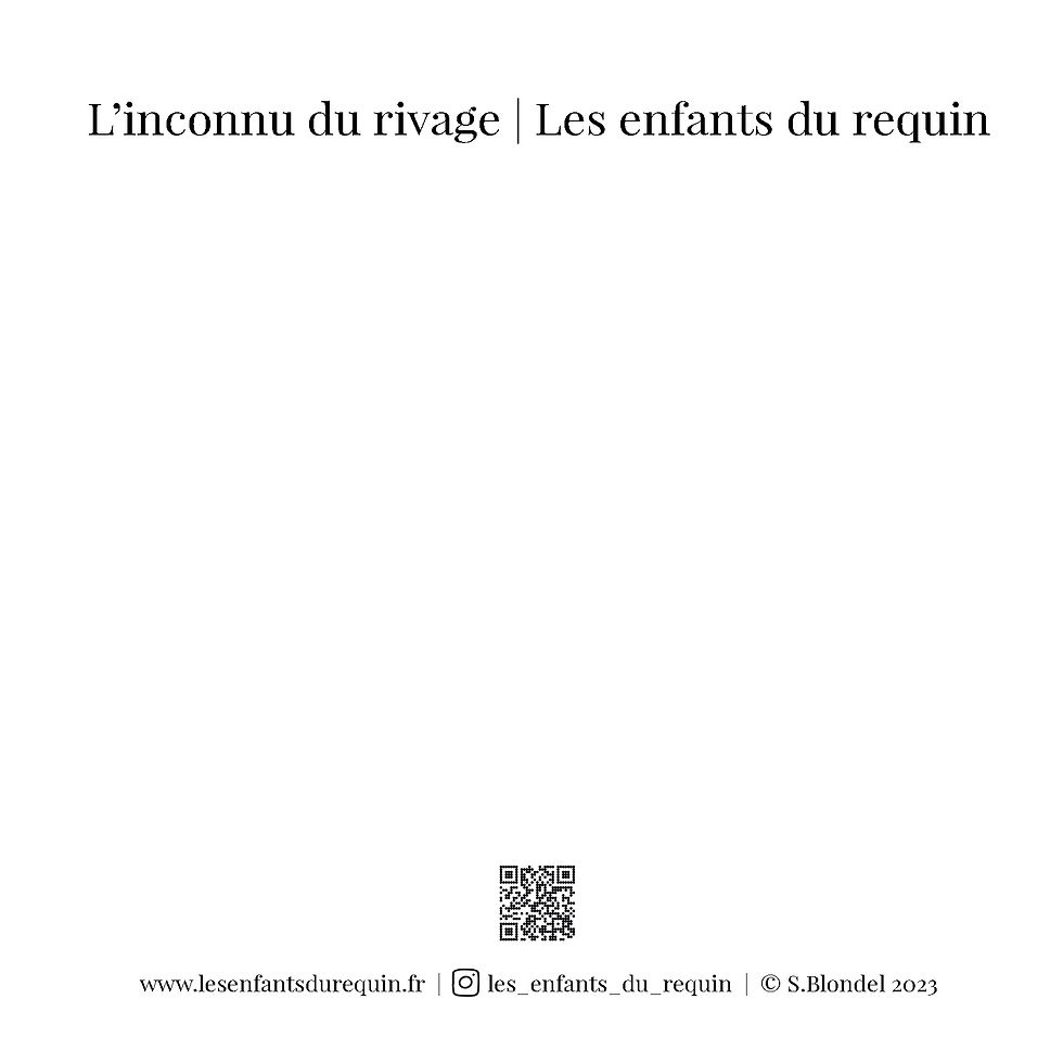 Miniature : Carte L'inconnu du rivage, verso, image tirée de l'univers du roman Les enfants du requin