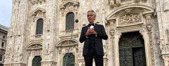 Andrea Bocelli ofreció un concierto en vivo por Pascua desde la Catedral de Milán