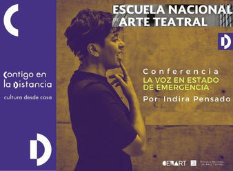 La Escuela Nacional de Arte Teatral impartirá clases en vivo de Artes Escénicas