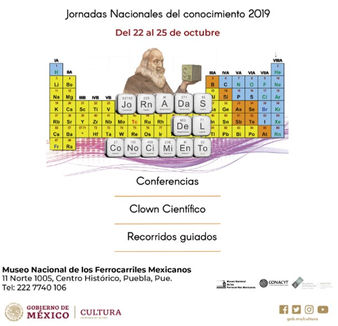 Jornadas Nacionales del Conocimiento 2019, en el Museo Nacional de los Ferrocarriles Mexicanos