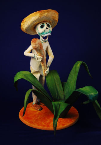 Las calaveras cuentan la historia morelense con pequeños ganchos de magia