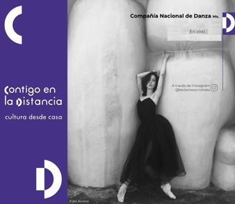 Integrantes de la Compañía Nacional de Danza llevan a los hogares clases en vivo mediante sus Redes