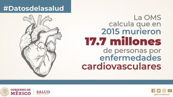 Enfermedades cardiovasculares principal causa de defunción en todo el mundo