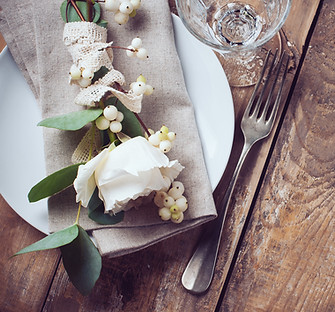 Table setting Vintage